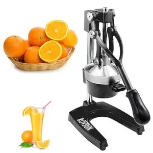 [ FLASH SALE ] ROVSUN Manual Cast Iron Citrus Juicer Heavy Duty Black