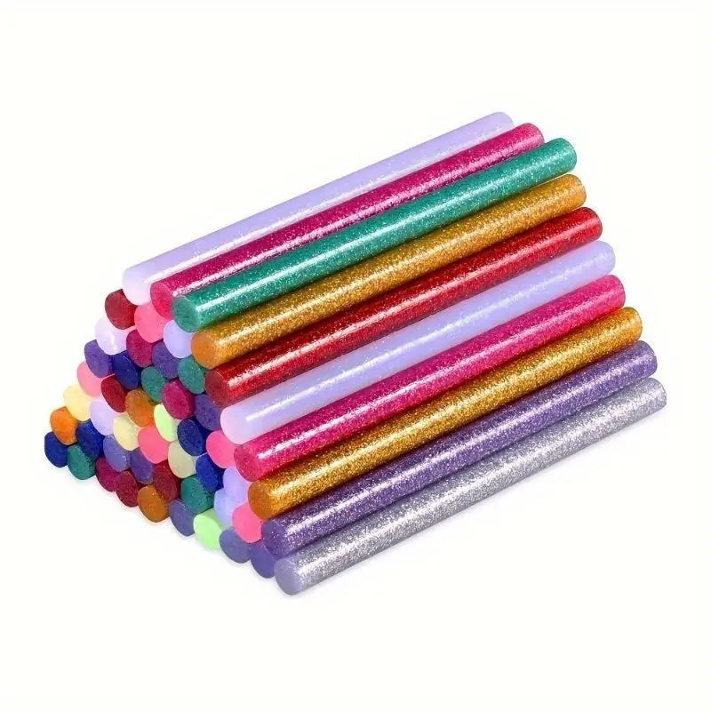 50pcs Hot Glue Sticks Adhesives 7mm X 100mm For 20W-30W Mini Hot Melt Glue Gun