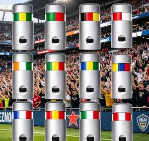 Multicolor Flag Face Paint Pen | Ideal for Parties & Sporting Gatherings，3-Color National Flag Face Paint Stick | Non-Toxic Washable Fan Makeup，3-Color National Flag Face Paint Stick | Non-Toxic Washable Fan Makeup