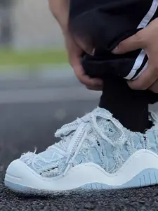 Men's Microfiber Leather Board Shoes, Breathable Casual Sneakers for All Seasons, Trendy Tie-Dye Design, Perfect for Couples