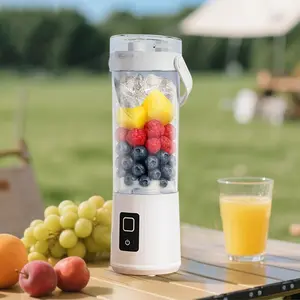 USB Rechargeable Portable Cordless Blender, Handheld Juicer with Display, Smoothies, Shakes and Fresh Fruit Drinks Juicer for Home, Office, Outdoor