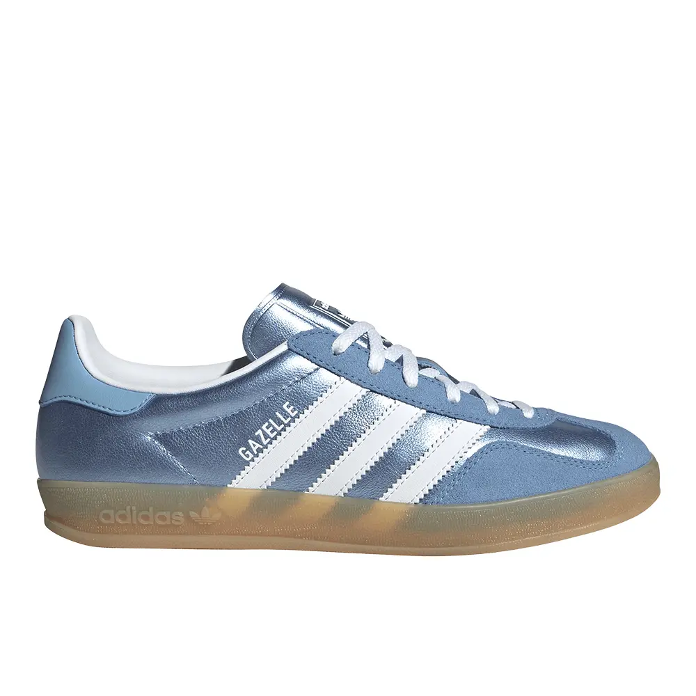 adidas Womens Gazelle Indoor Sneakers Shoes Casual - Blue adidas Womens Gazelle Indoor Sneakers Shoes Casual - Blue