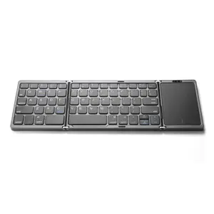 Folding Touch Keyboard Large Touchpad Wireless Folding Keyboard for Mobile Phones and Tablets