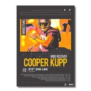 Cooper Kupp Triple Crown - Metal Wall Art