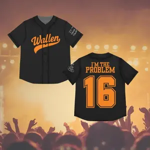 I’m the Problem Baseball Jersey –WL x Vols Fan Gift, Country Music Inspired, Clean Look, Goes with Anything, Looks Good, Soft