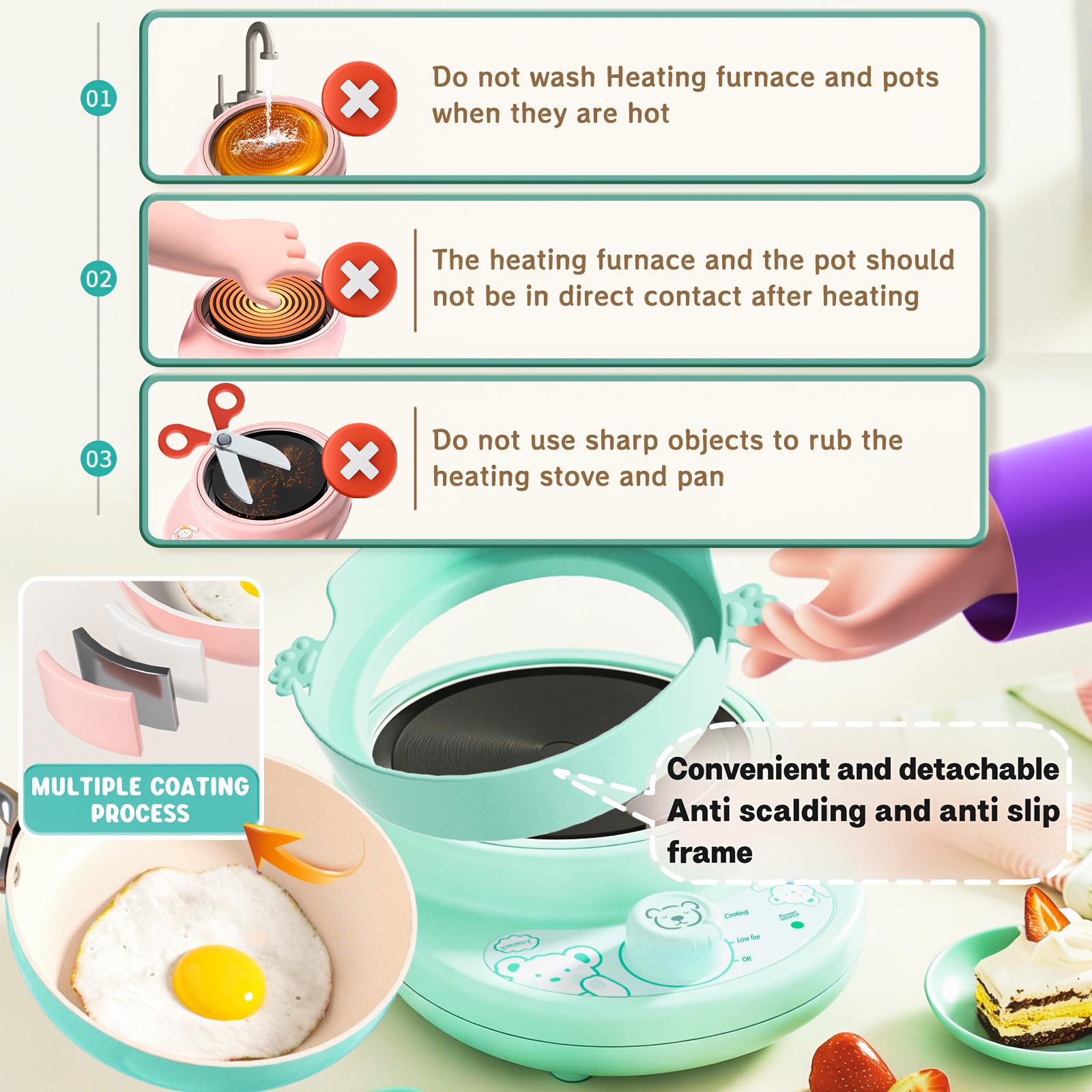 Real Kids Cooking Set, Montessori Safe Kitchen Tools for Beginners