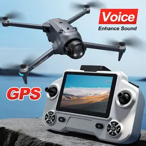 2026 Summer GPS Drone with 180° ESC Camera 5G Large Screen Remote Control Lifting and Obstacle Avoidance Head Brushless Power GPS Return for Amateur Players.