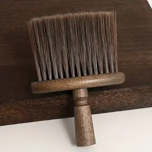 Walnut Wood Coffee Grinder Cleaning Brush - Coffee Tools, Soft Bristle, Multi-Use For Keyboards, Laptops, Cameras & Car Interiors