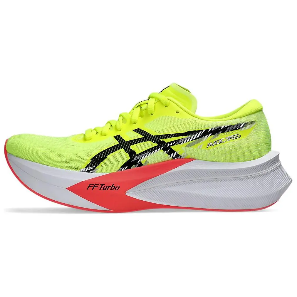 ASICS Magic Speed 4 Safety Yellow Retro Versatile Comfort Running Shoes Women's 1012B676-750