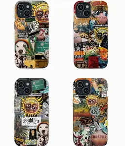 4 Styles Sublime Tough Phone Case, Santeria & What I Got Lyric Art, 90s Reggae Punk Style For iPhone 16 15 14 13 12 11 Pro Max Plus X SE, Samsung S25 S24 S23 S22 S21