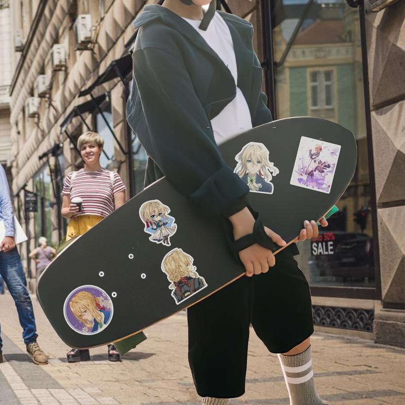 Stickers Pack 20 Pcs Violet Bottle Evergarden Luggage Bumper Colorful Skateboard Car Laptop Waterproof Aesthetic Water Vinyl Guitar Bike