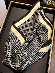 Women's Silk Scarf Headscarf Necktie Sleep Towel Elegant Accessory True Silk Shawl 27.5x27.5 Inches Lightweight Breathable Square Towel