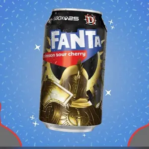 Fanta Crimson Sour Cherry Can - Refreshing beverage