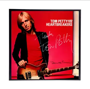 Autographed Tom Petty Heartbreakers Album Cover Replica
