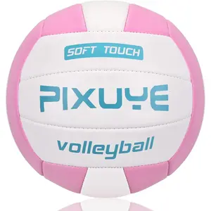 Volleyballs Official Size 5,Soft Outdoor Volleyball for Kids Youth Adults Indoor Park Beach Games Play(Gift for Beginners)