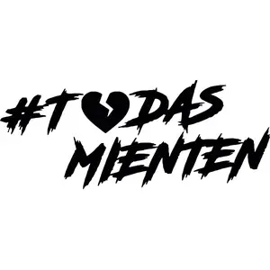 Premium Vinyl 'Todas mienten Car Sticker' in Sleek Black Design