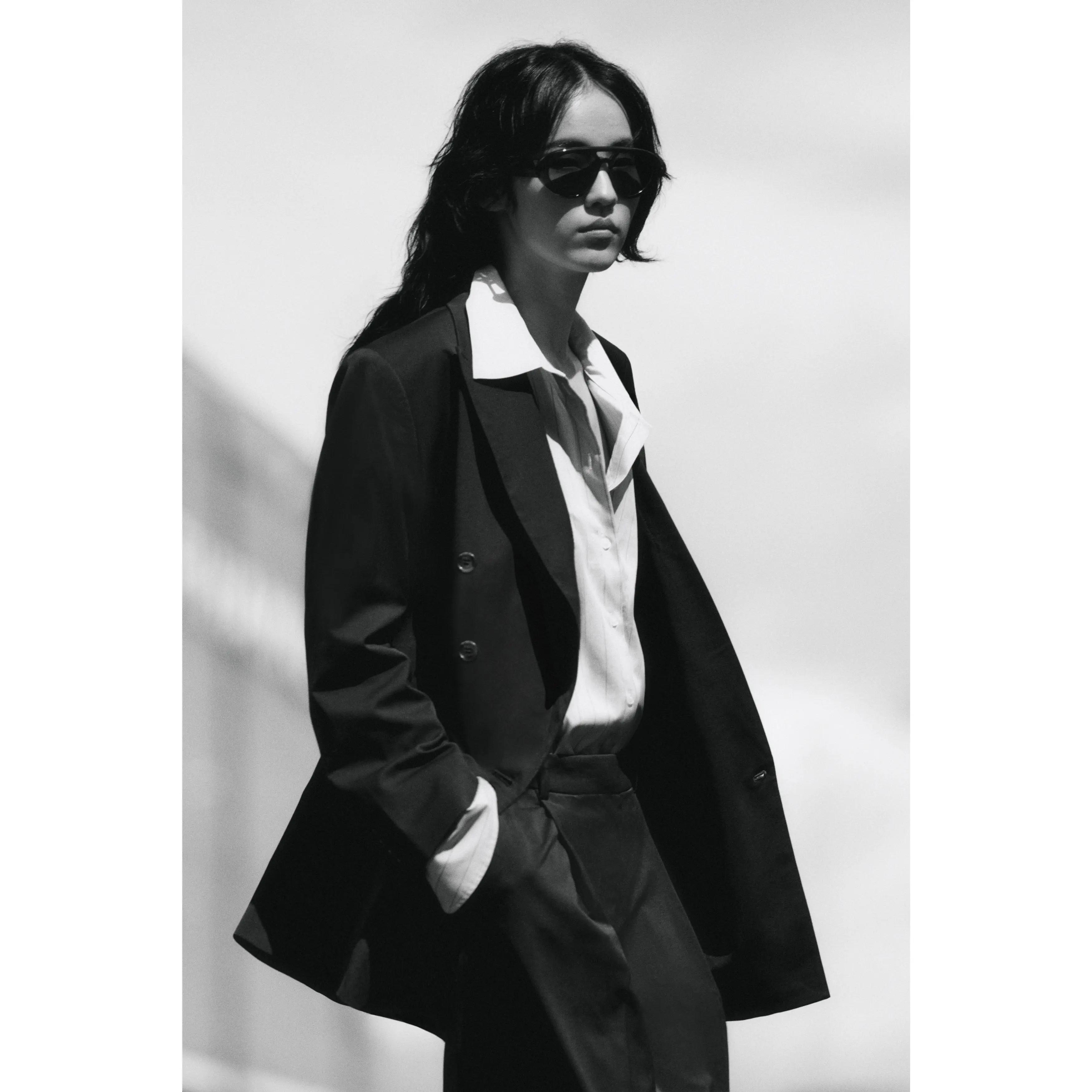 H&M Oversized twill blazer