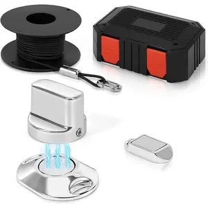 Fish Tape Wire Puller Kit, Magnetic Cable Electrical Wire Behind Walls, Suitable For Indoor, Garden, Renovation, And Electrician Scenarios silver