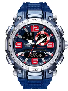 Smael Dual Display Electronic Watch for Teenagers Students, Waterproof Sports Wholesale Night Glow Alarm Clock Calendar