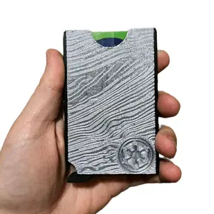 3D Printed Beskar Wallet - Compact Design with Symbolic Detailing, Ideal for Gifts, Perfect for Everyday Use