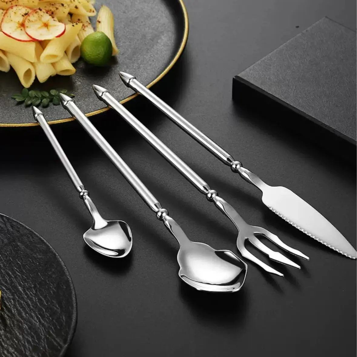 A set of four kitchen utensils with an exquisite and unique appearance.
