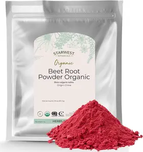 Starwest Botanicals Organic Beet Root Powder 1 LB - Reduce Inflammation & Lower Blood Pressure - Spice, Flavor