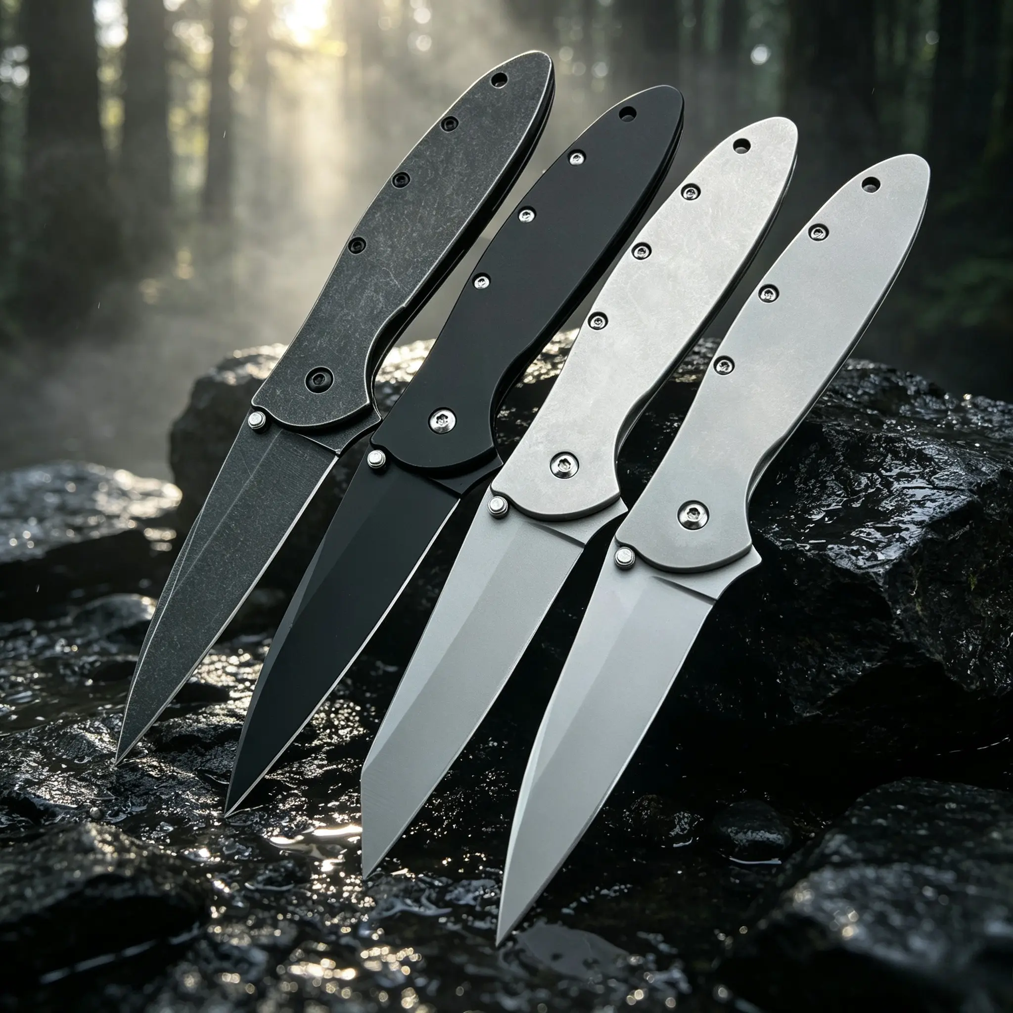 Fruit Knife Leek Assisted Opening Flip Blade Folding Knife 4 Styles Safety Lock for Camping Fishing Outdoor EDC Tools Gifts for Men