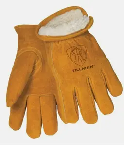 Tillman Cold Weather Leather Lined Heavy Duty Warm Winter Insulated Work Gloves
