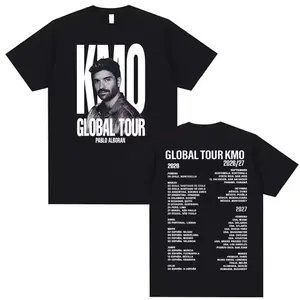 Pablo Alborán Global Tour KMO 2026–2027 T-Shirt, Latin Pop Concert Merch Tee, Pablo Alborán Fans Outfit, Vintage Casual Oversized Unisex Shirt