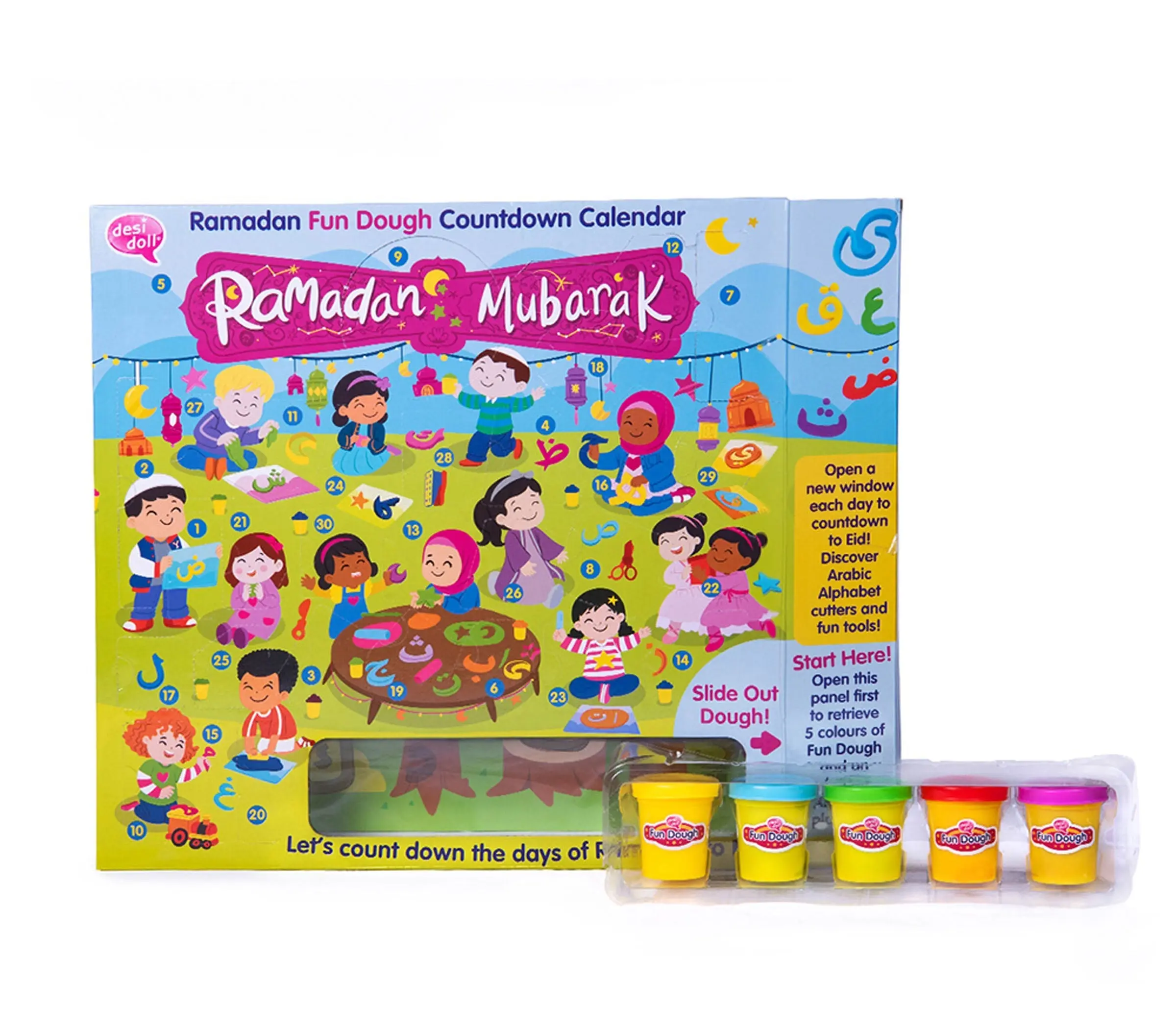 Fun Dough Ramadan Countdown Calendar