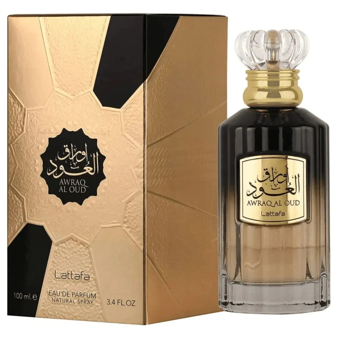 Awraq Al Oud by Lattafa – Unisex Eau de Parfum | Rich & Woody Oud Fragrance, 3.4 oz