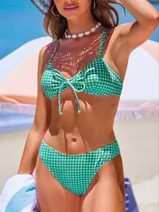 Women's Two-Piece Bikini Swimsuit Set, Floral Bikini, Fashionable & Sexy Design, Slimming Fit, Perfect for Spa & Swimming Pool Use, Floral Swimsuits