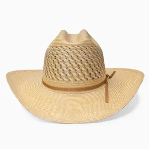 Resistol RB Ryder 20X Straw Cowboy Hat – Natural/Tan Western Hat (4 1/4” Brim)