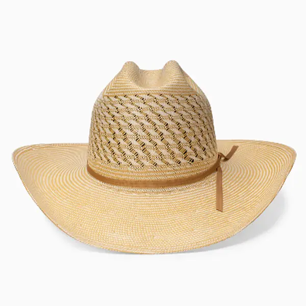 Resistol RB Ryder 20X Straw Cowboy Hat – Natural/Tan Western Hat (4 1/4” Brim)