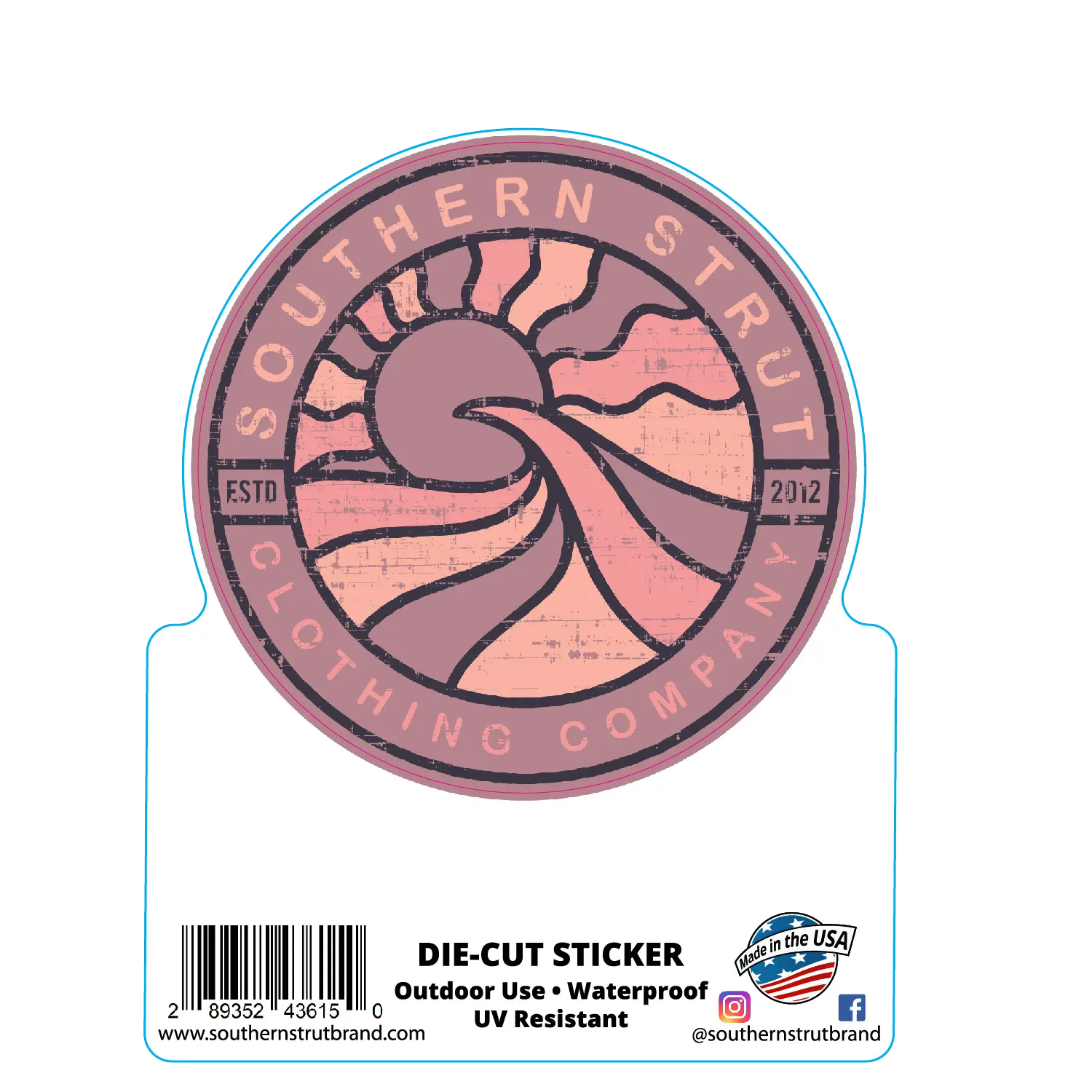 Circle Sun Sticker Circle Sun Sticker
