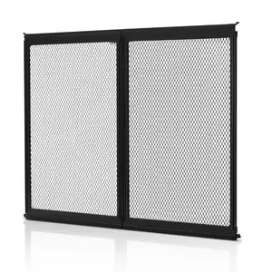 VEVOR RV Screen Door Protector, 24.5 x 20 inch Door Grille, Easy to Install and Disassemble, Reinforced Breathable Protective Mesh, Aluminum Alloy Camper RV Entry Protector for Pet Protection, Black