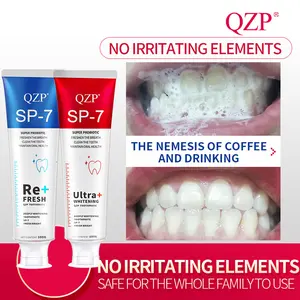 Whitening Toothpaste,Deep Cleaning For Fresh Breath,Oral Care Toothpaste For Home And Travel Use,No Irritating Elements,For Sensitive Teeth,QZP SP-7,T