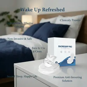 snoregrip pro instant snoring relief, snore grip pro tongue device, reusable anti snore device, mouth tape for sleep alternative