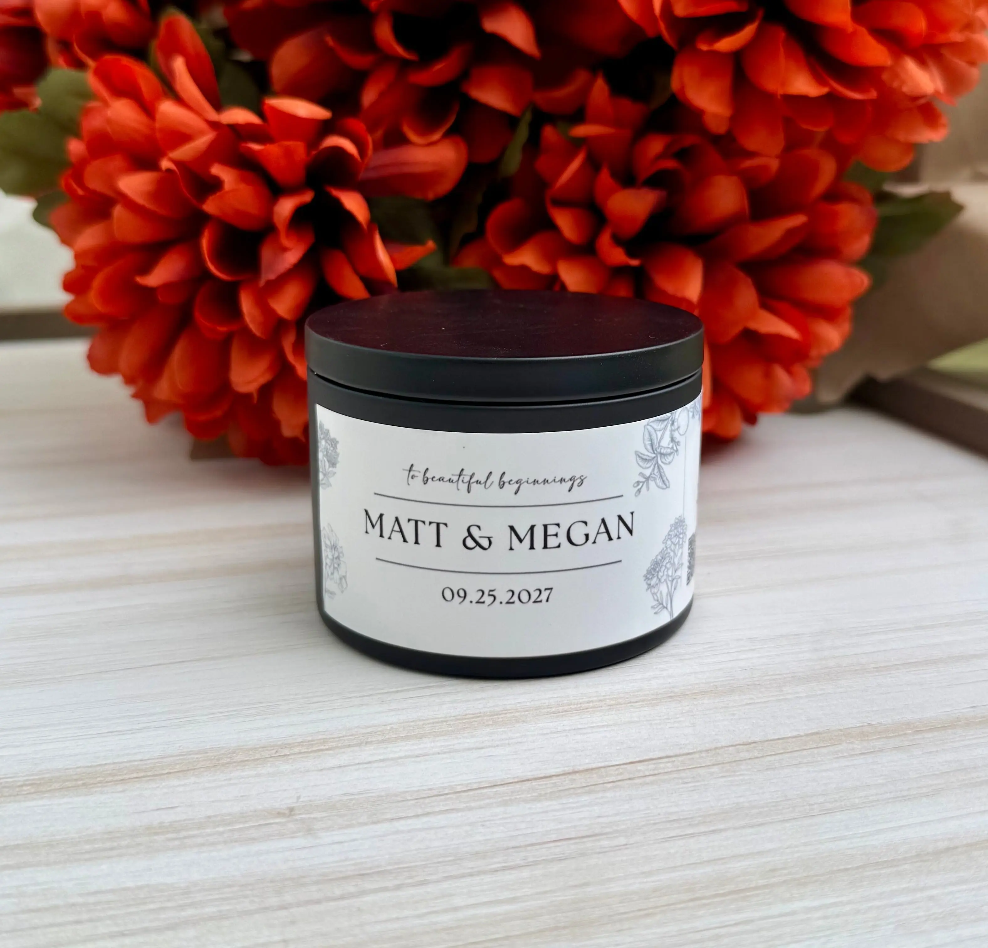 Personalized Wedding/Event Candle