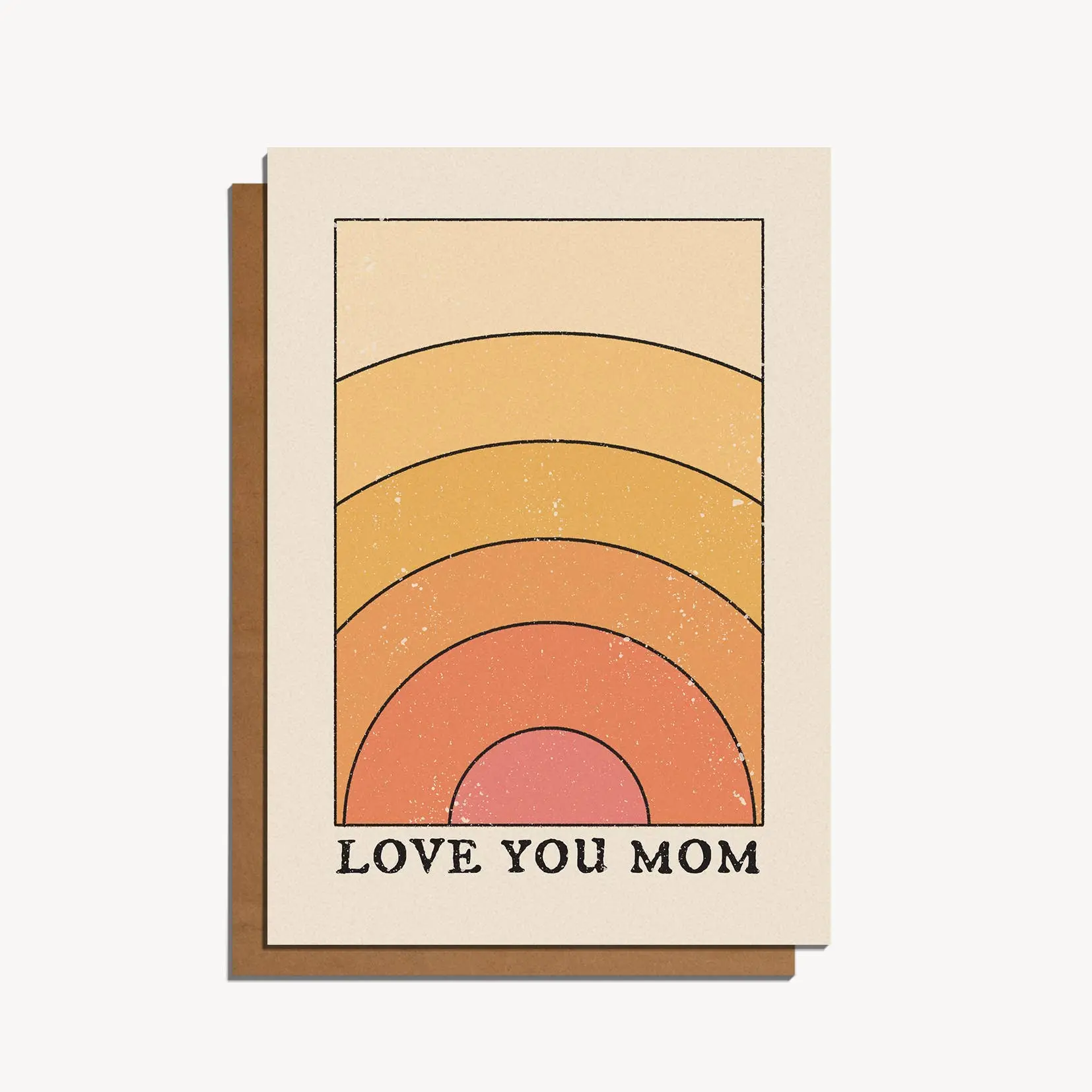 Hand-Printed Greeting Card
