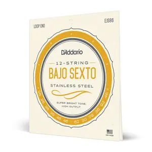 D'Addario EJS86 Bajo Sexto 12-String Set