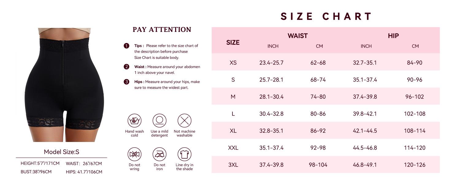 Women's Faja Hip Lift Body Shaper Women's Tummy Control Belt Steel Bone Body Shaping Shorts Slim Fit Flat Tummy Hip Lift Body Shaping Panties With Hook Zipper Body Shape