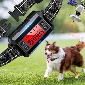 Pet Containment System Dog Training Collar Electric Fence GPS Wireless Rechargeable Waterproof 33-999 Yards Adjustable Warning Strength