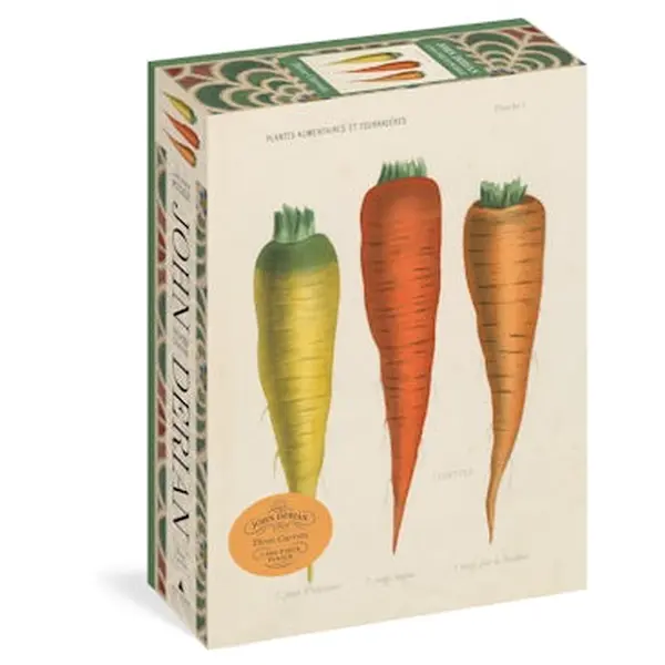 John Derian Paper Goods: Three Carrots 1,000-Piece Puzzle John Derian Paper Goods: Three Carrots 1,000-Piece Puzzle