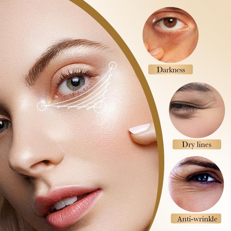 10 Pcs Crystal Collagen Eye Mask: Firm, Moisturize & Eliminate Dark Circles & Lines Gel Hydrate