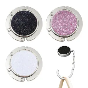 Foldable Purse Hook for Table, Handbag Storage Folding Decor Table Hook, Women's Bag Hanger Holder, Bag Holder for Table Desk