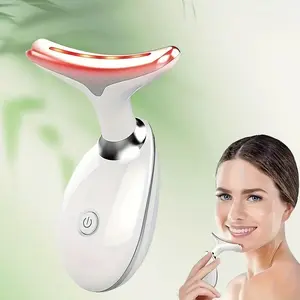 Facial Massager, 7 Color Light Facial & Neck Massage Tool, Professional Facial Skin Care Tool for Women, Personal Care Appliances