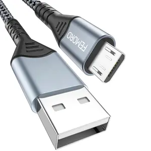 USB  6ft 480Mbps Data Transfer & 12W , USB A to MicroUSB 2.0 Cord for Old Kindle Android Smartphone Tablet PS4 Raspberry Pi 3 and More