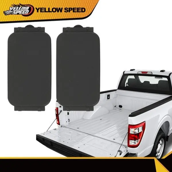 ALLGOOD Plastic Factory Bed Rail Cap Insert Plug Covers (2-Piece), Easy-to-Install High-Reliability Vehicle Accessories Fit for Ford F150, F250