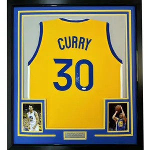 No Framed  Stephen Steph Curry  Golden State Yellow Basketball Jersey Poster Home Decor